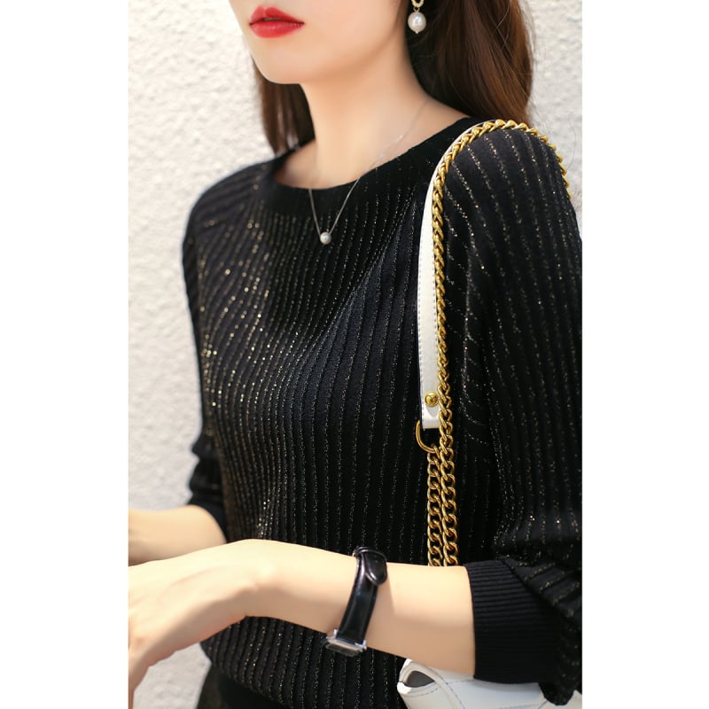 Jingzhou Rochie tricotată și costum cu fustă pentru femei — imprimeu, cusături tip colaj, țesătură poliester/acril