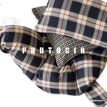 Set husă pilotă cu dungi, stil vintage, viscoză, imprimare reactive