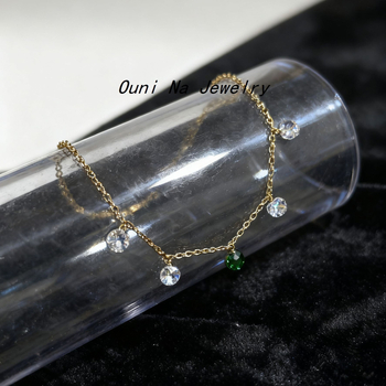 Brățară gleznă din aliaj de argint, stil ins, fără pietre montate, model Onnjl-28