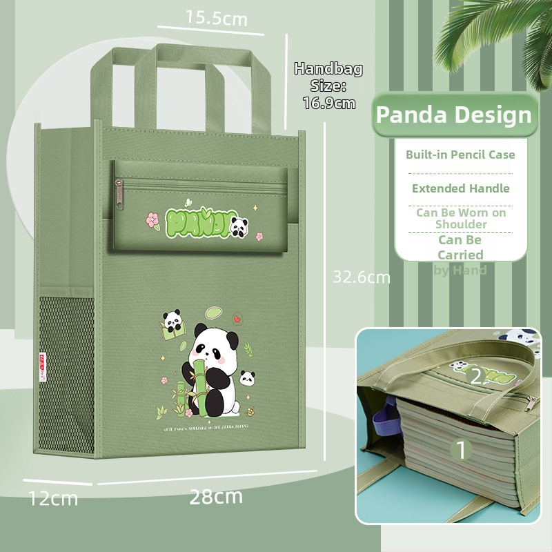 Geantă pentru fete din învățământ primar pentru cărți și teme, material Oxford, fermoar, Bai yi