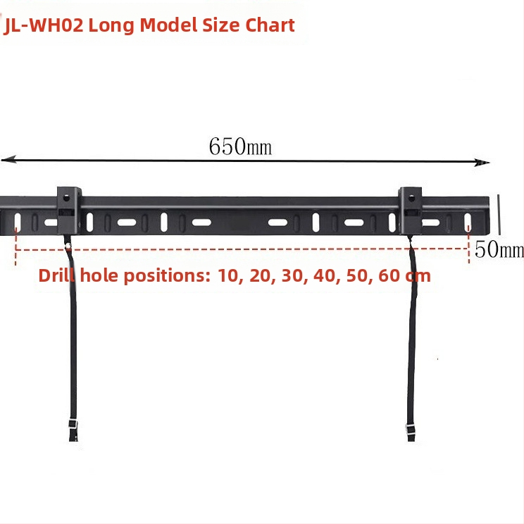 JL-WH02 Suport LCD TV pentru perete, universal, din oțel laminat la rece, 0,75 kg, Money View