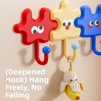 Cârlig adeziv ABS, fără găuri, capacitate 1–3 kg, montare pe perete, cârlig unic