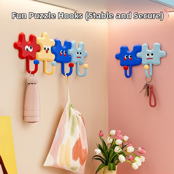 Cârlig adeziv ABS, fără găuri, capacitate 1–3 kg, montare pe perete, cârlig unic