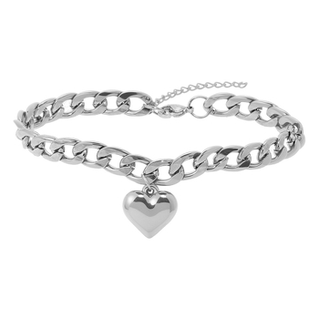 Brățară de gleznă cu formă de inimă, unisex, stil exotic (Număr de producție: F1259; Material: Alt)