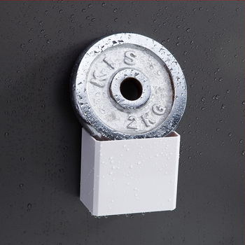 Raft de depozitare pentru baie, montaj pe perete, ABS, fără găuri, pentru periuțe, pastă de dinți și pieptene — 1 nivel