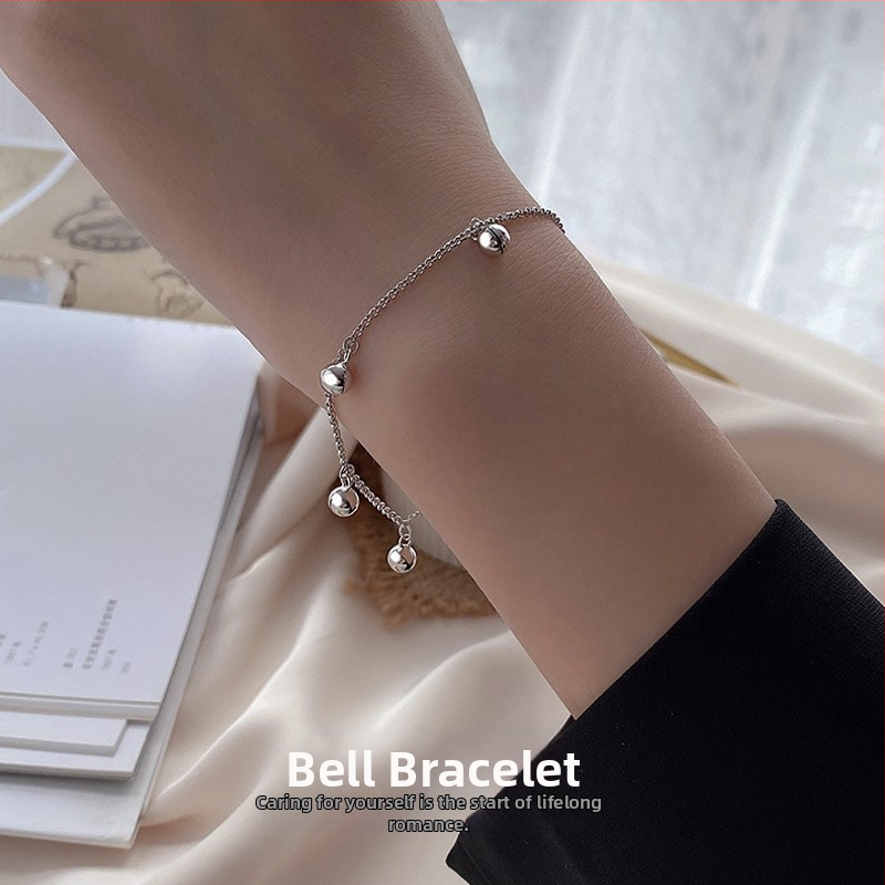 Глезенна гривна със седем звънчета, медна, геометричен дизайн, персонализирана