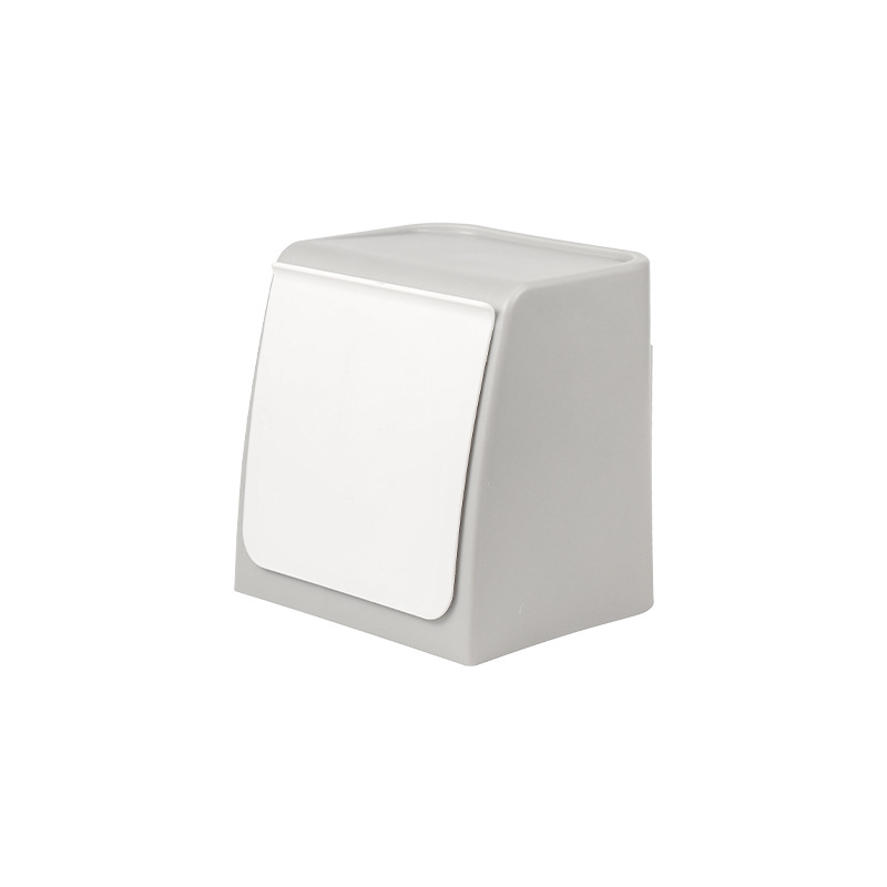 Японски стил стенна кутия за съхранение на санитарни подложки (материал PP, 100% нова пластмаса, тегло 346.7 g)