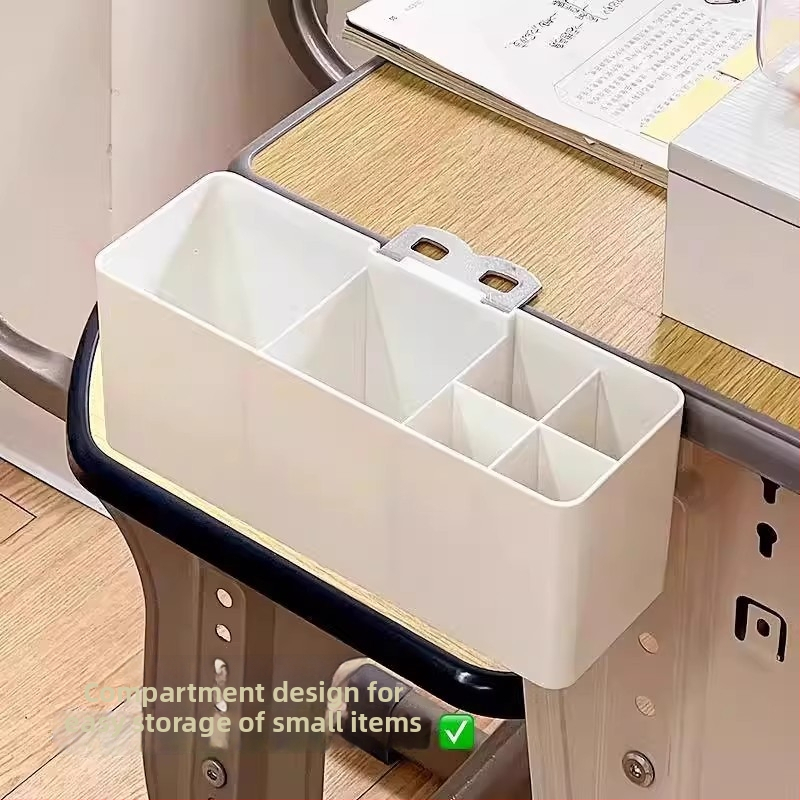 Страничен клип-он органайзер за бюро със държач за моливи — модел H-2636, пластмаса, 60-80% нов материал, модерен стил