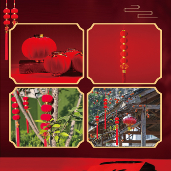 Фенерна гирлянда – кръгли фенери за външно оформление, 2–6 в ред; процеси: механичен, народен занаят, инжекционно формоване; стил: пасторален, китайски, национален дух, класически