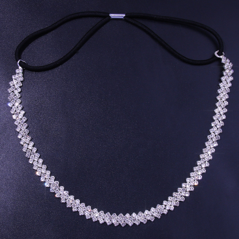 Медна гривна за глезен с ромбовиден дизайн и камъни вградени, еластична и регулируема, женски стил