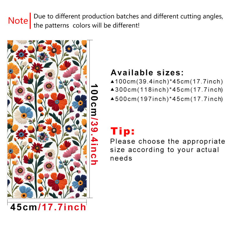 Tapet de acoperire a pereților - autoadeziv, PVC, model floral, stil lux ușor, calitate premium