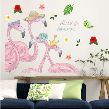 Стенно стикер - PVC материал, водоустойчив, огнеустойчив, антистатичен; декоративна украса за дневна, кабинет и спалня