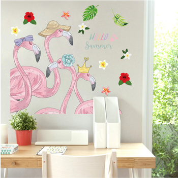 Стенно стикер - PVC материал, водоустойчив, огнеустойчив, антистатичен; декоративна украса за дневна, кабинет и спалня