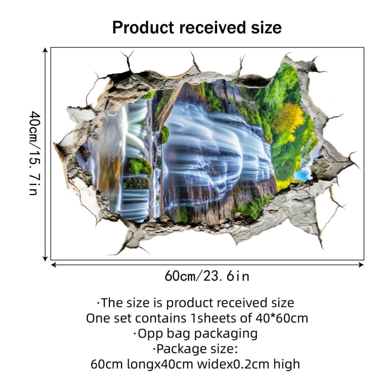 Autocolant decorativ de perete din PVC pentru sufragerie și dormitor, decorare, stil modern minimalist, 1 bucată