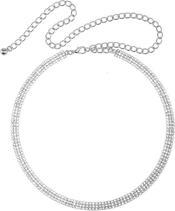 Lanț talie pentru femei – aliaj, lățime 2 cm, lanț talie cu o singură buclă, stil lejer