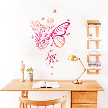 Stickere decorative pentru perete, PVC; 2 bucăți; funcție: decorare; spații: bucătărie, baie, altele; stil: modern minimalist, autocolant de perete plat