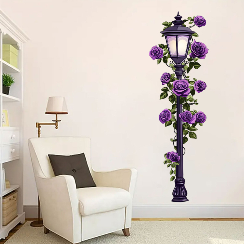 Autocolant decorativ PVC pentru perete – stil desen animat, model curcubeu; 1 bucată; potrivit pentru sufragerie, dormitor, hol.