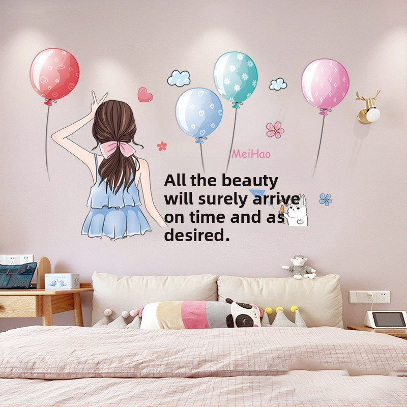 CH46013 Самозалепващ PVC стенен стикер – водоустойчив плосък стенопис, модерен минималистичен стил за дневна и спалня, от Chuan Hao