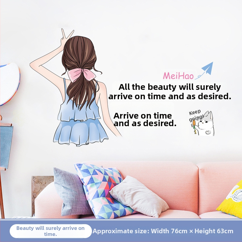 CH46013 Самозалепващ PVC стенен стикер – водоустойчив плосък стенопис, модерен минималистичен стил за дневна и спалня, от Chuan Hao