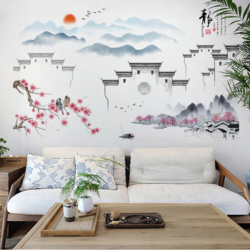 Nálepka na stenu CH69093 | PVC | Značka: Chuan Hao | Vodotesná nálepka na stenu | Priestory: obývacia izba, spálňa, štúdio, kuchyňa, kúpeľňa, vstup, balkón, komerčné priestory | Moderný minimalistický štýl, plochá nálepka na stenu