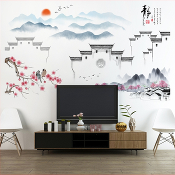 Nálepka na stenu CH69093 | PVC | Značka: Chuan Hao | Vodotesná nálepka na stenu | Priestory: obývacia izba, spálňa, štúdio, kuchyňa, kúpeľňa, vstup, balkón, komerčné priestory | Moderný minimalistický štýl, plochá nálepka na stenu