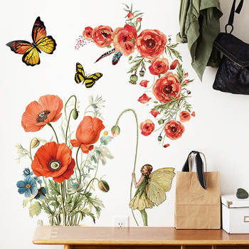 PVC стенен стикер, карикатурен мотив, 1 бр., декоративен, подходящ за кабинет, кухня, баня, вход