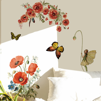 PVC стенен стикер, карикатурен мотив, 1 бр., декоративен, подходящ за кабинет, кухня, баня, вход