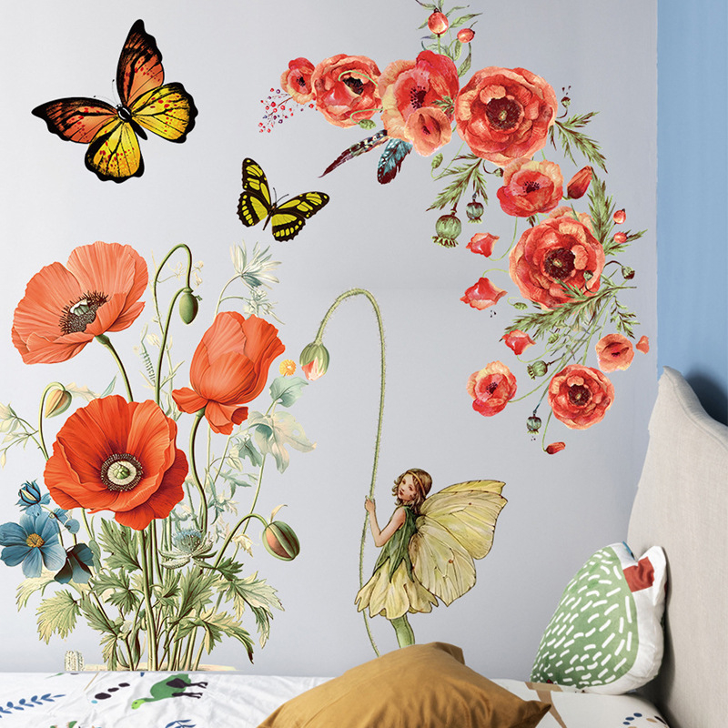 PVC стенен стикер, карикатурен мотив, 1 бр., декоративен, подходящ за кабинет, кухня, баня, вход