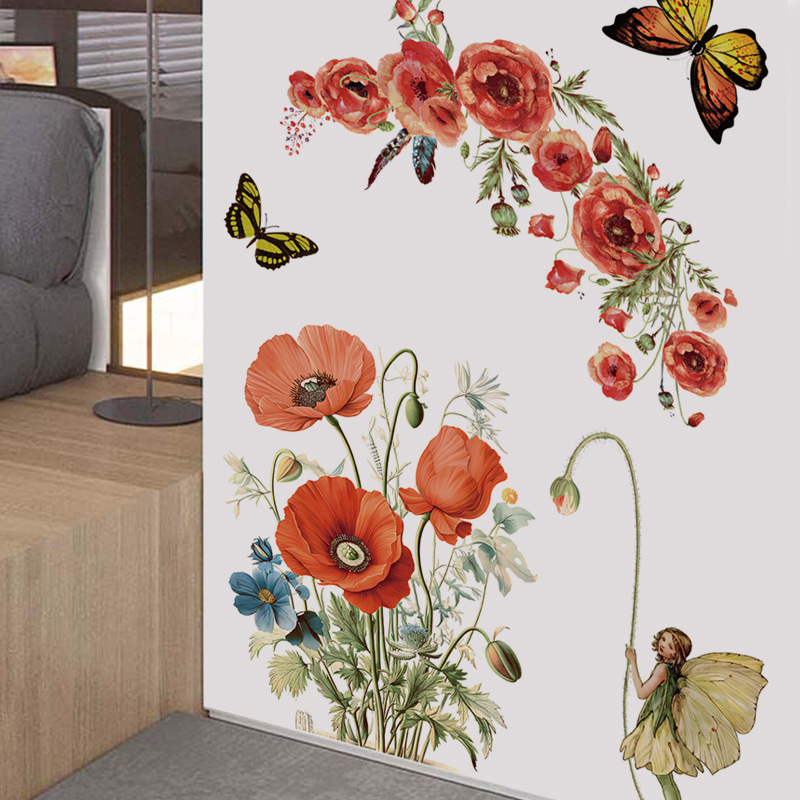 PVC стенен стикер, карикатурен мотив, 1 бр., декоративен, подходящ за кабинет, кухня, баня, вход