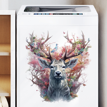 Autocolant perete PVC, rezistent la apă, model animale drăguțe, 1 bucată, pentru living, dormitor și baie