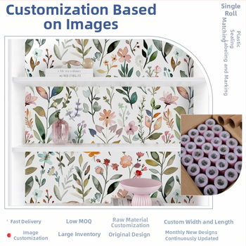 Tapet Delphino, rezistent la umiditate, PVC, strat multiplu, premium, stil lux ușor, cu model