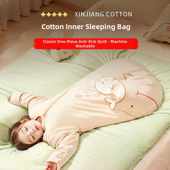 Sac de dormit pentru bebeluși cu anti-kick quilt, 100% bumbac, umplutură din bumbac