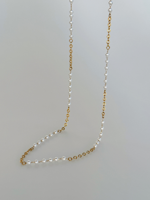 Lanț de talie din oțel titan, textură perlată vintage gravată, unisex, perimetru 21–50 cm.