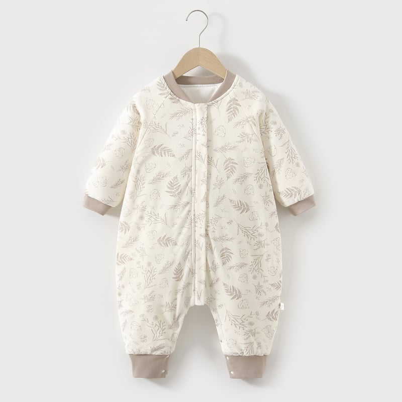 Sac de dormit pentru bebeluși cu picioare separate și quilt anti lovire; design quilted, multi-sezon; țesătură: bumbac 100%; umplutură: altceva