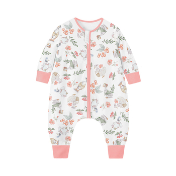 Sac de dormit pentru copii, patru anotimpuri, material din bumbac pur 95%+, căptușeală 95%+, umplutură bumbac catifelat, potrivit pentru 1–3 ani