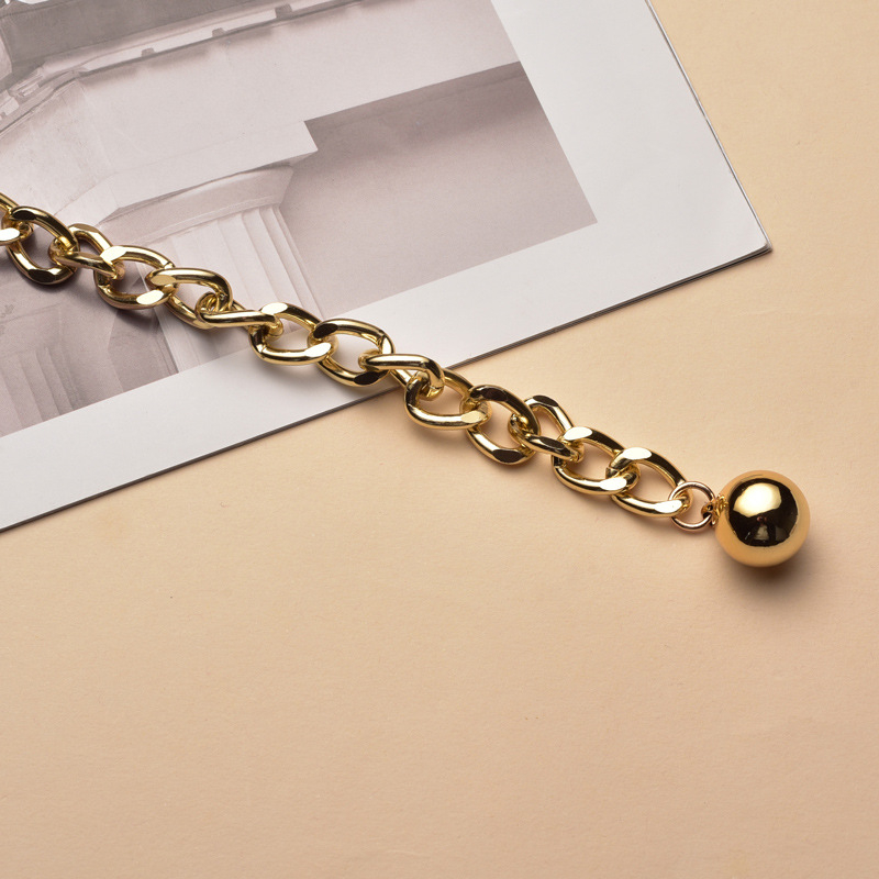 Lanț de talie din metal, stil elegant, pentru femei