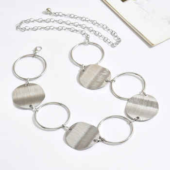 Lanț de talie din metal pentru femei — stil versatil, cu o singură buclă, adulți