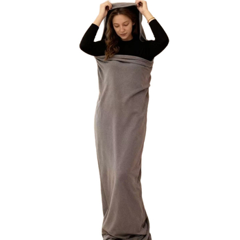 Спален чувал с антикомарено одеяло за летна употреба, полиестерна тъкан, тегло до 0,5 кг, прост стил