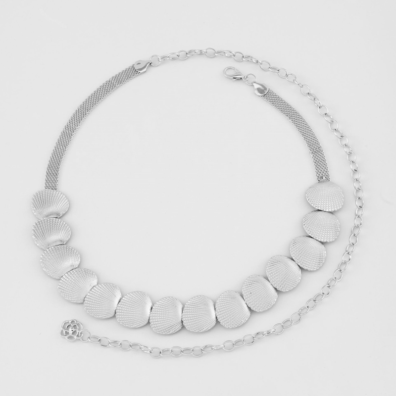 Метална талияна верига, Ин стил, за млади жени — scallop metal waist chain