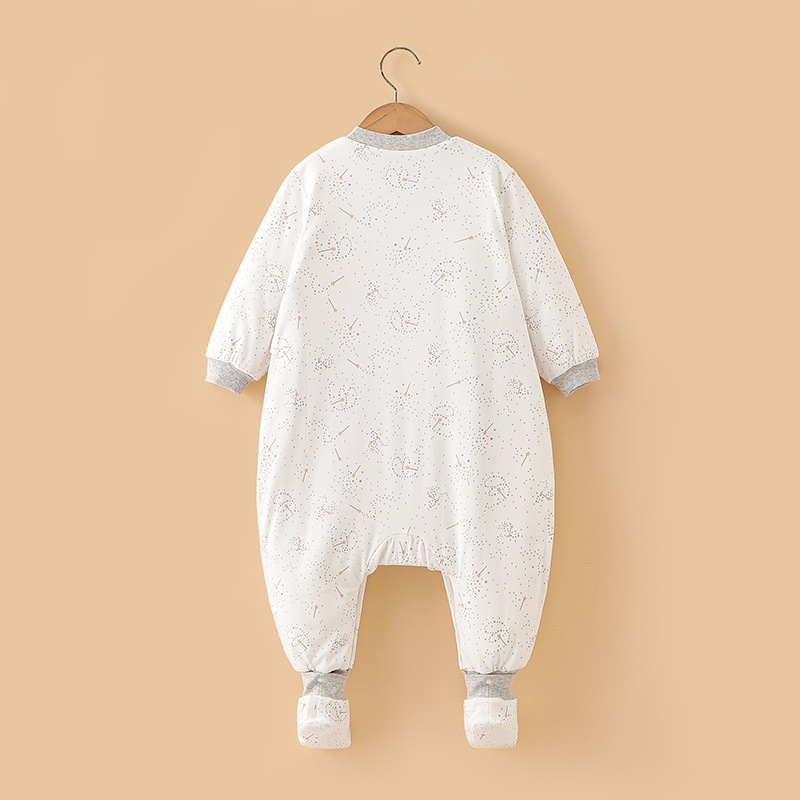 Бебешки спален чувал - чист памук, найлонов цип, разделени крачета, за бебета и малки деца