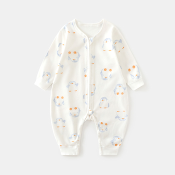 Бебешки спален чувал – плат и пълнеж от чист памук, цип за затваряне, за пролет и есен