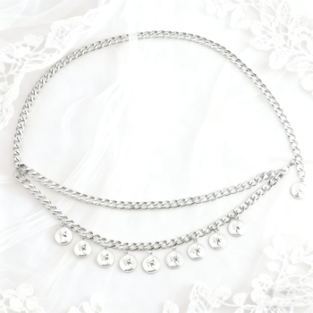 Верига за талия | метална верига, двойни коланни пръстени, персонализирана, Зима 2025 издание