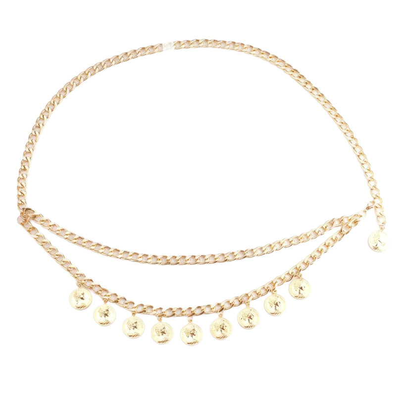 Верига за талия | метална верига, двойни коланни пръстени, персонализирана, Зима 2025 издание