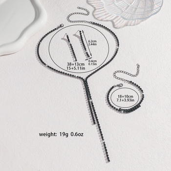 Медно колие с електроплакиране, верига с водна вълна и висулка от сплав, произход Джинхуа