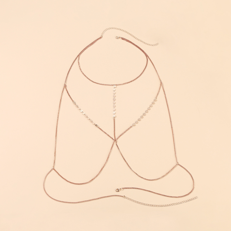 Гръдна верига от сплав, електроплатирана, геометричен дизайн, кристал, възможно персонализиране