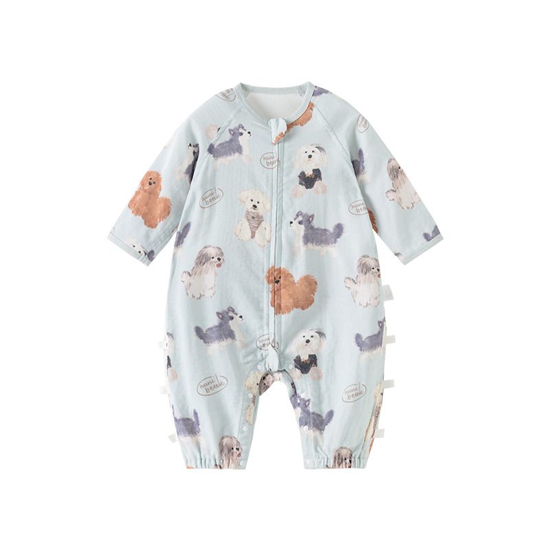 Бебешки спален чувал със разделени крачета, дишаща мрежа, дълги ръкави, дължина 80 см, за деца 1–3 години