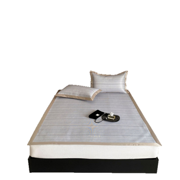 Комплект матове от вискозно Ice Silk, сгъваем и с бродерия, 5D дишаща мат