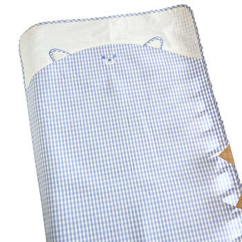 Бебешки мат Ramie, клас А, за възраст 1–6 години, с кант и принт на карикатури