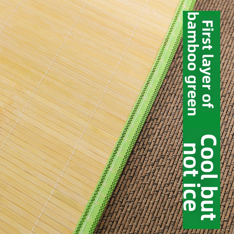 Лятна бамбукова постелка за домашна употреба; материал: бамбук + регенерирани целулозни влакна; предназначена за бебета и деца; без персонализация.