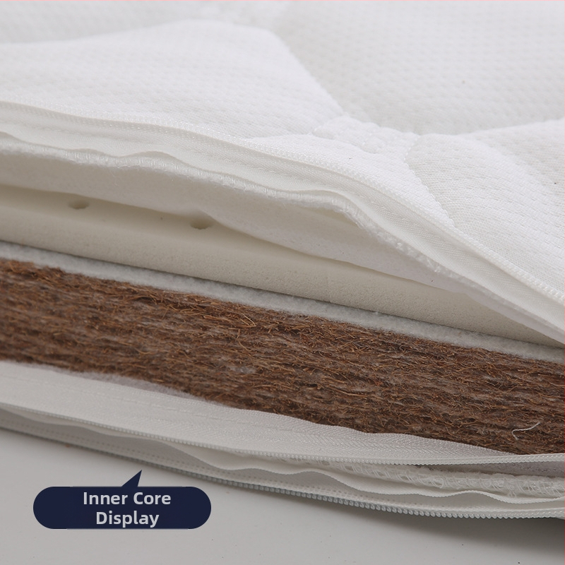 Beebimadrats Babu Fairy Tales palmi kiududest täidisega ja kootud kattega, beebide voodi jaoks, mitmes suuruses